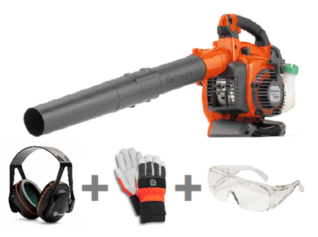 Husqvarna 125BVX Bladblazer &amp; Bladzuiger (incl. Zuighulpstuk en opvangzak) ACTIE COMBIDEAL